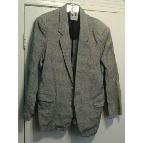 Vintage Plaid Blazer Jacket - Picture 2 of 3